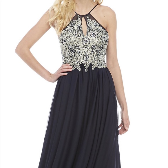 Navy Formal Dress - Picture 1 of 7
